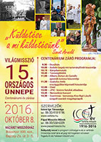 Világmisszió 15. Országos Ünnepe